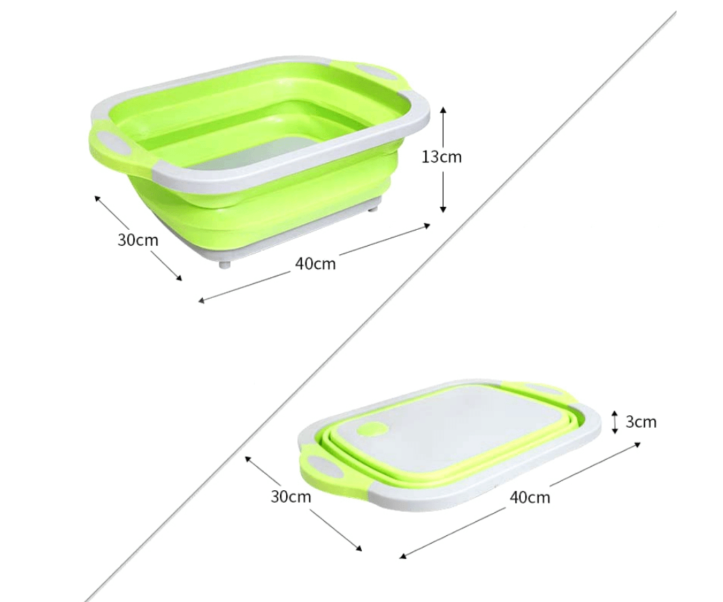 Folding Vegetable Board Household Multifunctional Anvil Board Washing Basket - Nioor