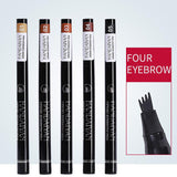 Four-head Eyebrow Pencil Liquid Eyebrow Pencil Tattoo Eyebrow Pencil Eyebrow Pencil 4-head Eyebrow Pencil Four-jaw Eyebrow Pencil - Nioor