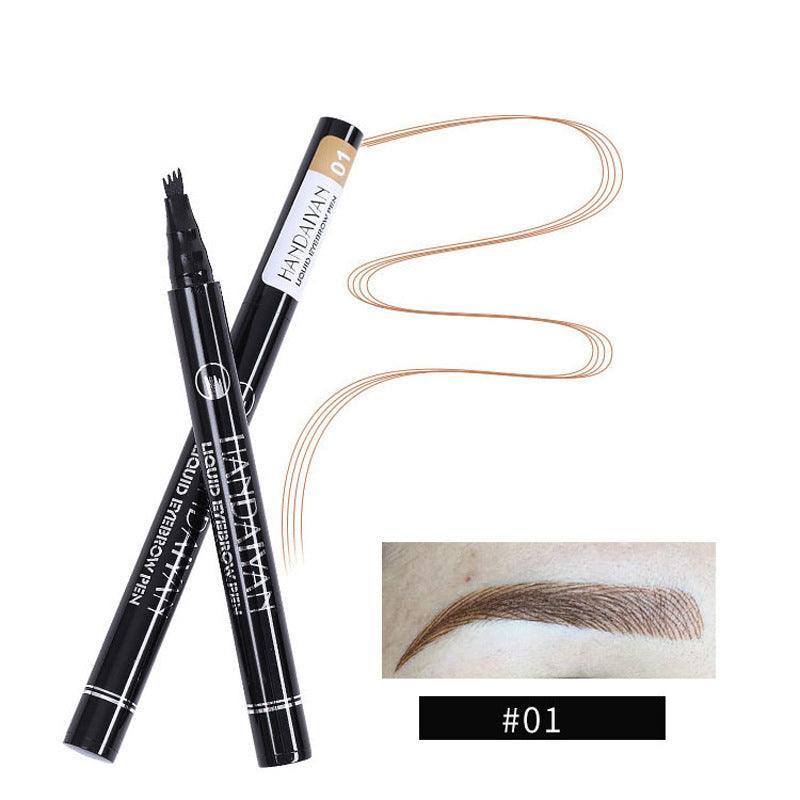 Four-head Eyebrow Pencil Liquid Eyebrow Pencil Tattoo Eyebrow Pencil Eyebrow Pencil 4-head Eyebrow Pencil Four-jaw Eyebrow Pencil - Nioor