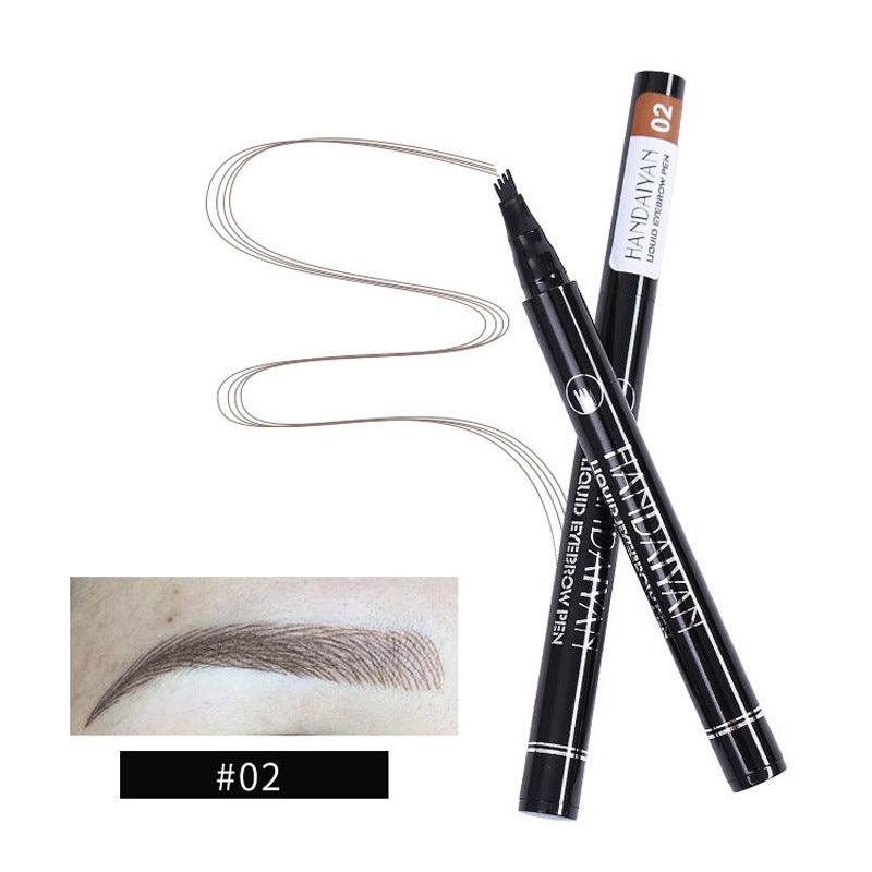 Four-head Eyebrow Pencil Liquid Eyebrow Pencil Tattoo Eyebrow Pencil Eyebrow Pencil 4-head Eyebrow Pencil Four-jaw Eyebrow Pencil - Nioor