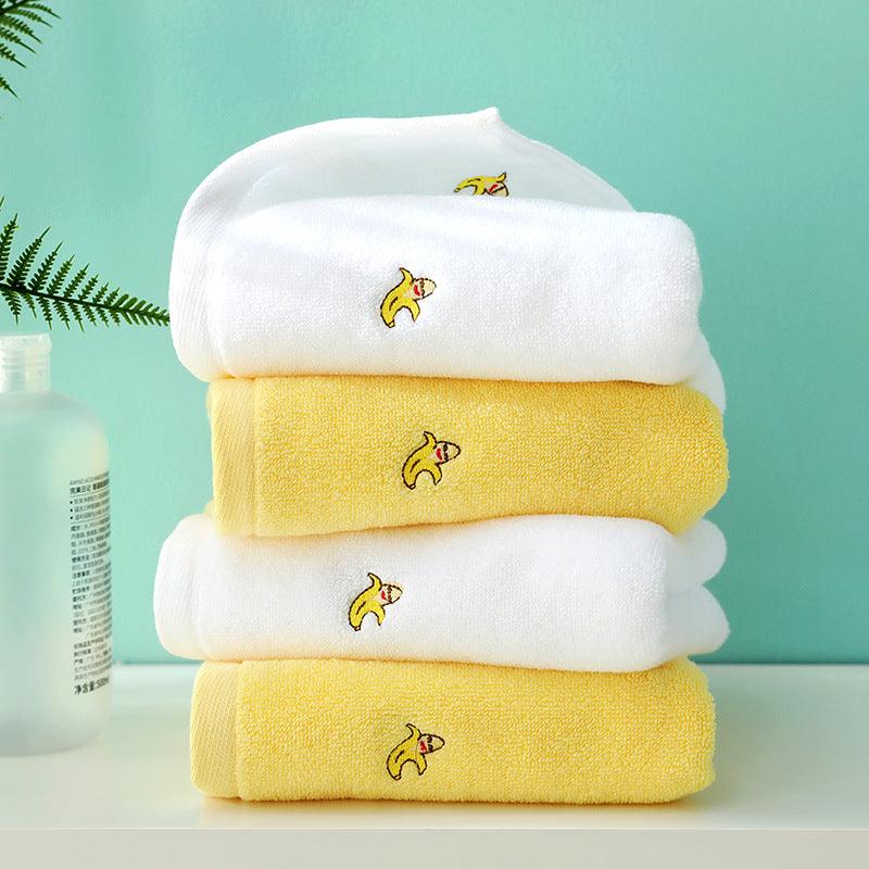 Full Embroidery Avocado Cotton Towel - Nioor