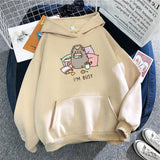 Funny Cat Hoodie Women's Fashion Kawaii Harajuku Sweater - Nioor