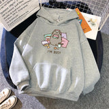 Funny Cat Hoodie Women's Fashion Kawaii Harajuku Sweater - Nioor