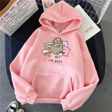 Funny Cat Hoodie Women's Fashion Kawaii Harajuku Sweater - Nioor