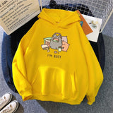 Funny Cat Hoodie Women's Fashion Kawaii Harajuku Sweater - Nioor