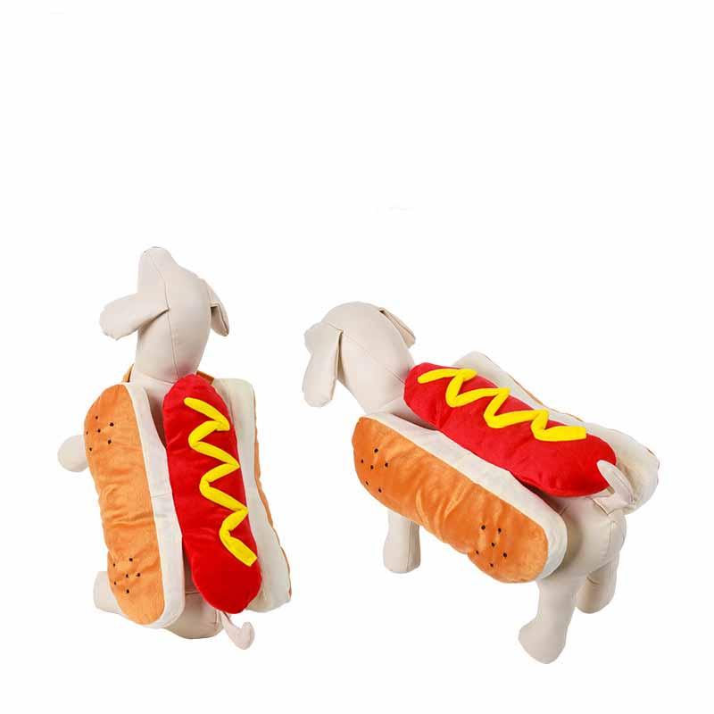 Funny Halloween Costumes For Dogs Puppy Pet Clothing Hot Dog Design Dog Clothes Pet Apparel Dressing Up Cat Party Costume Suit - Nioor