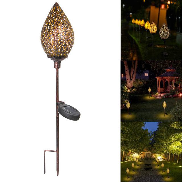 Garden Decoration Solar Wrought Iron Ground Ball Lamp - Nioor