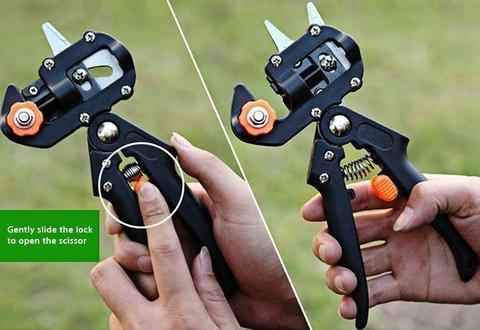 Garden Fruit Tree Pro Pruning Shears Scissor Grafting Cutting Tool 2 Blade Garden Tools Set Pruner Tree Cutting Tool - Nioor