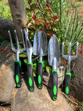 Garden Supplies 9-piece Aluminum Alloy Set, Silicone Two-color Handle Shovel Gardening Tools - Nioor