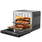 Geek Chef Steam Air Fryer Toast Oven Combo , 26 QT Steam Convection Oven Countertop , 50 Cooking Presets, With 6 Slice Toast, 12 In Pizza, Black Stainless Steel. Prohibited From Listing On Amazon - Nioor