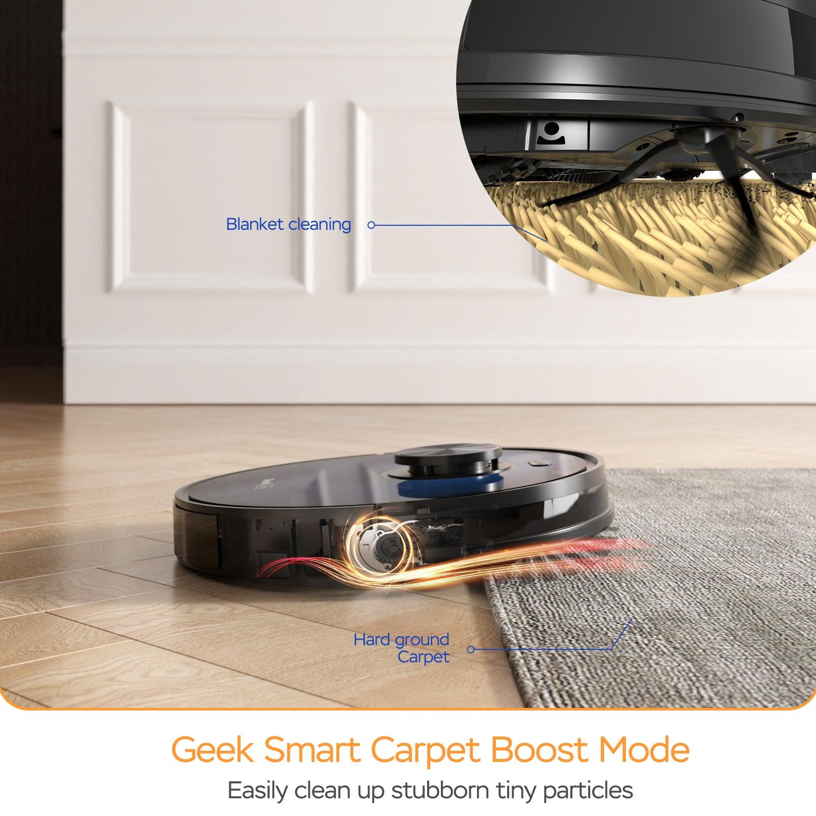 Geek Smart L7 Robot Vacuum Cleaner And Mop, LDS Navigation, Wi-Fi Connected APP, Selective Room Cleaning,MAX 2700 PA Suction, Ideal For Pets And Larger Home Banned From Selling On Amazon - Nioor