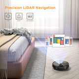 Geek Smart L8 Robot Vacuum Cleaner And Mop, LDS Navigation, Wi-Fi Connected APP, Selective Room Cleaning,MAX 2700 PA Suction, Ideal For Pets And Larger Home.Banned From Selling On Amazon - Nioor