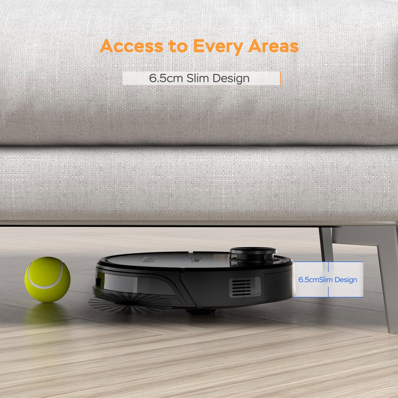 Geek Smart L8 Robot Vacuum Cleaner And Mop, LDS Navigation, Wi-Fi Connected APP, Selective Room Cleaning,MAX 2700 PA Suction, Ideal For Pets And Larger Home.Banned From Selling On Amazon - Nioor