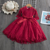 Girls Lace Dress Spring And Autumn - Nioor