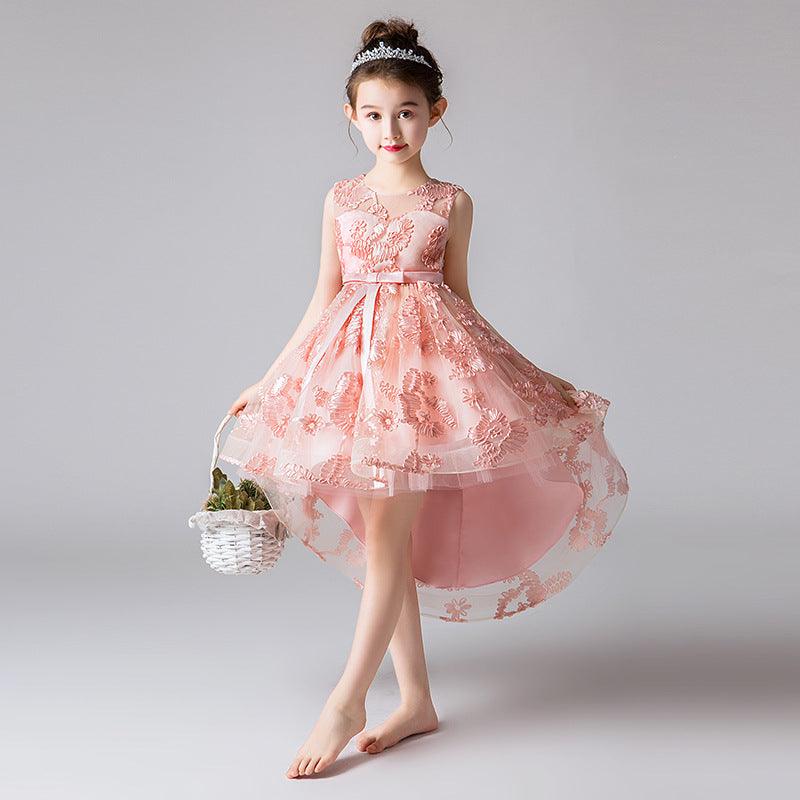 Girls Princess Dress Flower Girl Wedding Dress - Nioor