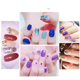 Glass bottle nail art jewelry glitter - Nioor