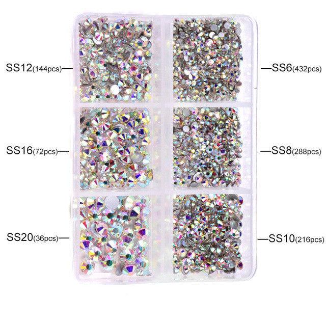 Glass Rhinestone Nail Art Rhinestone Jewelry - Nioor