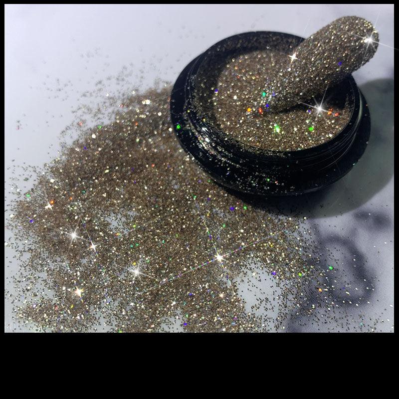 Glitter Flash Nails Crystal Diamond Powder Net Celebrity Vibrato - Nioor