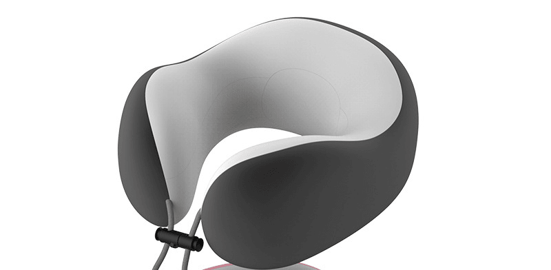 Gold U-type Massage Pillow Multi-function Shoulder Cervical Car Neck Guard - Nioor