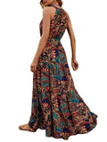 Graceful And Fashionable High Waist Dress Bohemian Dress - Nioor