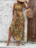 Graceful And Fashionable High Waist Dress Bohemian Dress - Nioor