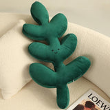 Green Plant Pillow Home Philodendron - Nioor