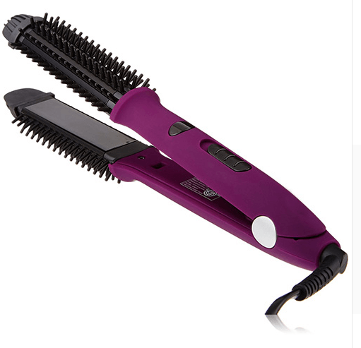 Hair curling stick dual-purpose hair straightener buckle hair curler electric coil comb plywood - Nioor