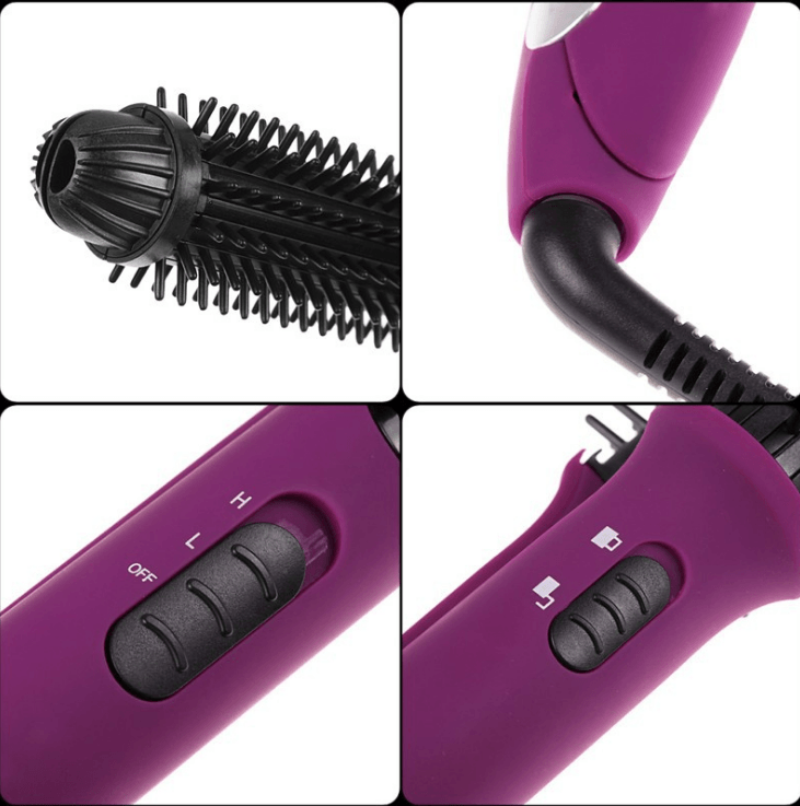 Hair curling stick dual-purpose hair straightener buckle hair curler electric coil comb plywood - Nioor