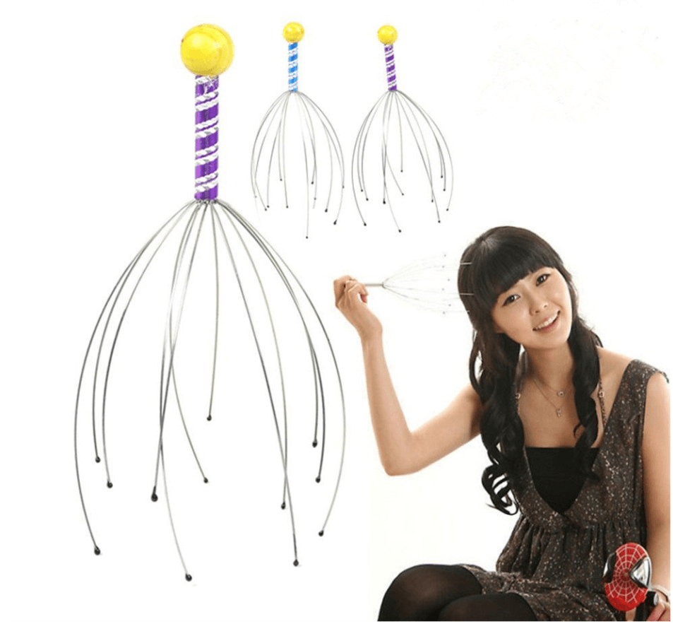 Hair Hair Raising Octopus Scalp Massager Massage Claw Manual Massager Head Massager Grasper - Nioor