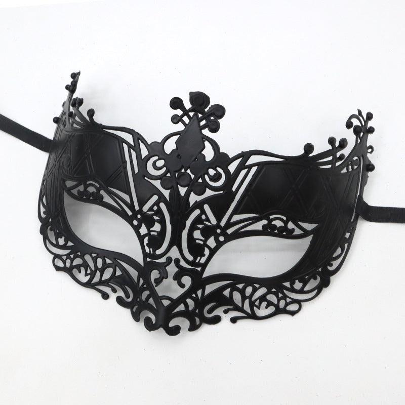 Halloween Ball Party Vintage Prince Flat Head Mask - Nioor