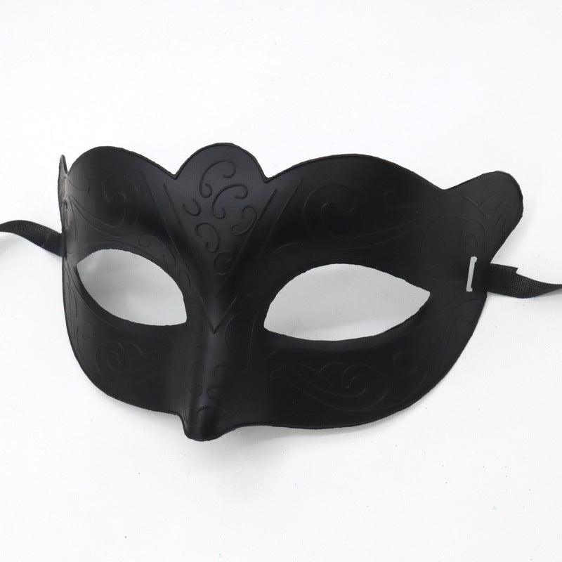 Halloween Ball Party Vintage Prince Flat Head Mask - Nioor