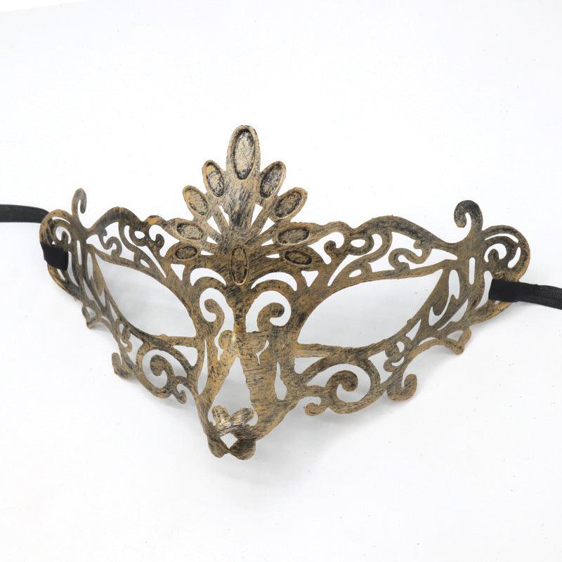 Halloween Ball Party Vintage Prince Flat Head Mask - Nioor