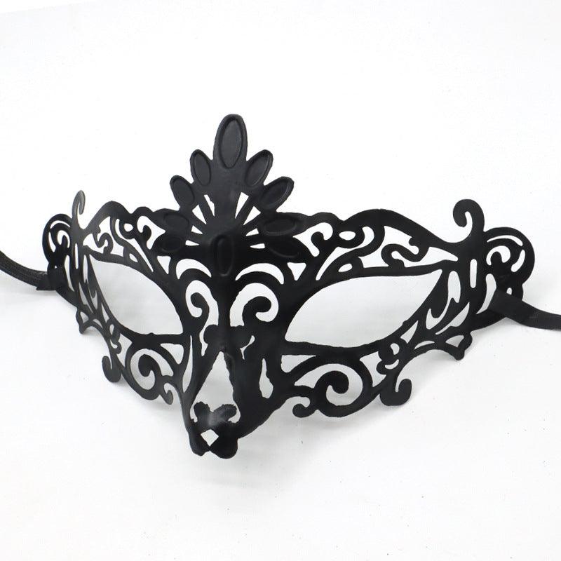 Halloween Ball Party Vintage Prince Flat Head Mask - Nioor