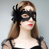 Halloween Black Spider Death Dance Mask - Nioor