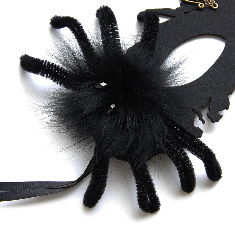 Halloween Black Spider Death Dance Mask - Nioor