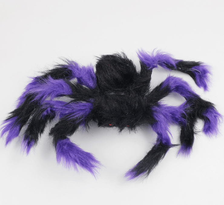 Halloween Decoration Spider Plush Spider Web - Nioor