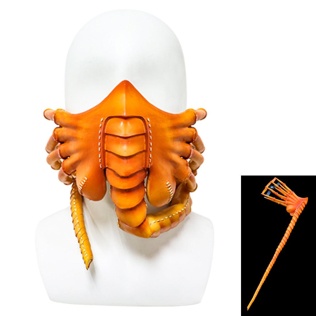 Halloween Face Worm Heterosexual Scorpion Mask - Nioor