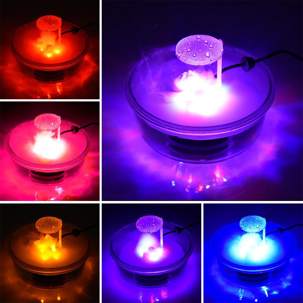 Halloween Mist Maker Indoor Fountain Horror Atmosphere Fogs Maker Small Pond Fogs Machine Atomizer Air Humidifier Holiday Decor - Nioor