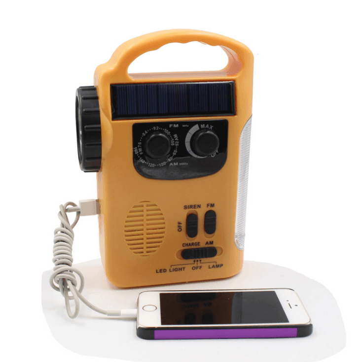 Hand-cranked radio emergency light - Nioor