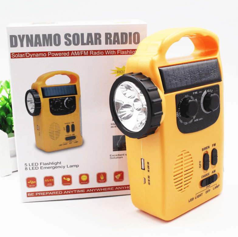 Hand-cranked radio emergency light - Nioor