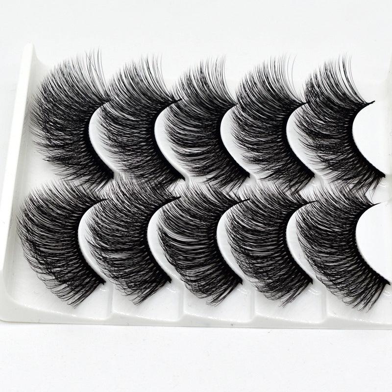 Hand-made thick and long natural false eyelashes - Nioor