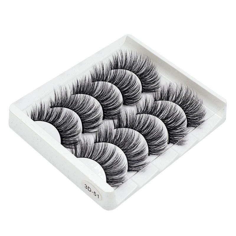 Hand-made thick and long natural false eyelashes - Nioor