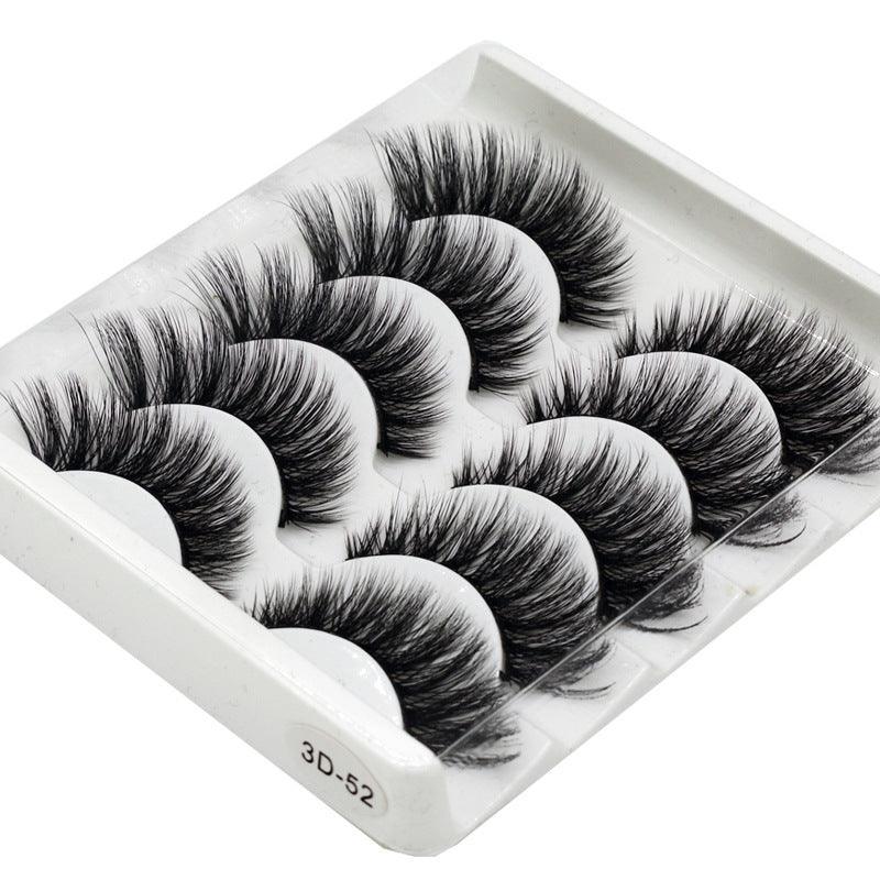 Hand-made thick and long natural false eyelashes - Nioor