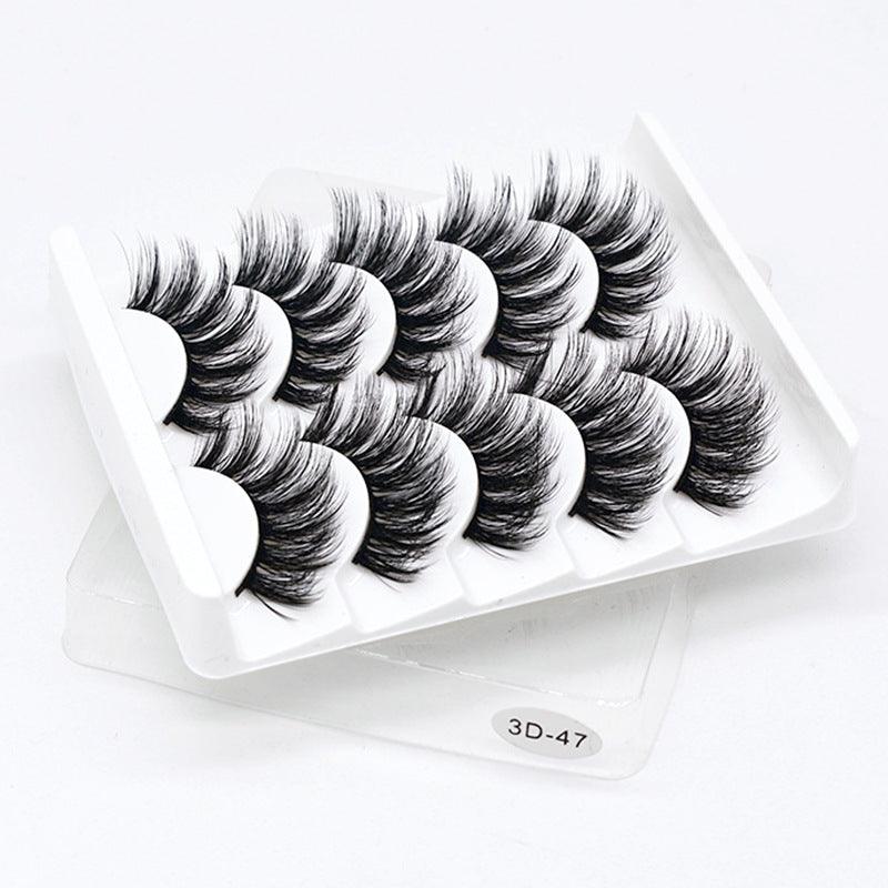 Hand-made thick and long natural false eyelashes - Nioor