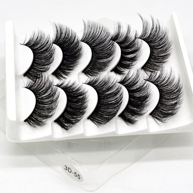 Hand-made thick and long natural false eyelashes - Nioor