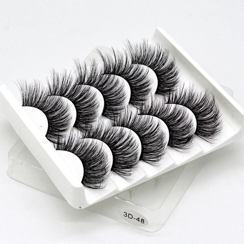 Hand-made thick and long natural false eyelashes - Nioor