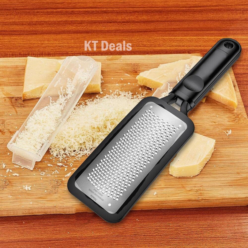 Handheld Cheese Grater Lemon Zester Ginger Fine Shredder Scraper Rasp File Tool - Nioor