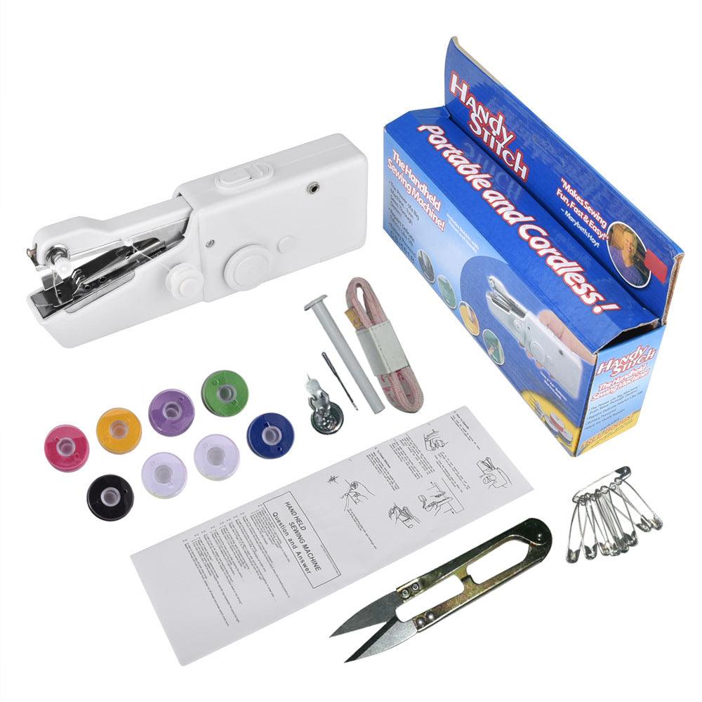 Handheld Electric Sewing Machine Set Black - Nioor