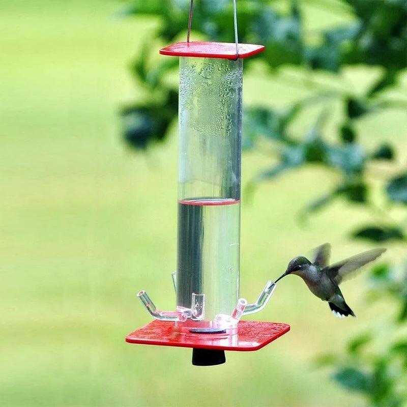 Hanging Cylindrical Bird Feeder Hummingbird Bird Feeder - Nioor