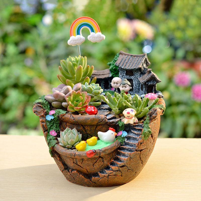 Hanging Garden Creative Succulent Flower Pot - Nioor